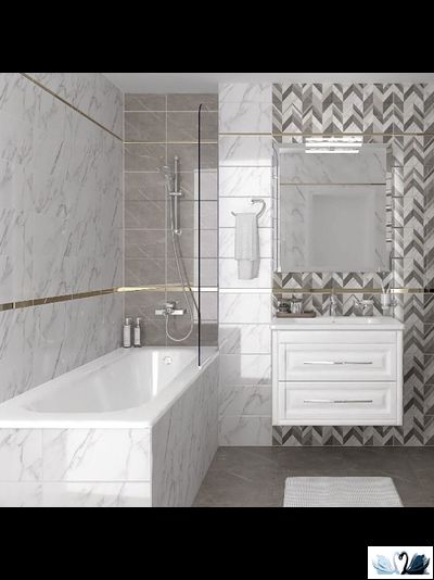 Плитка настенная Laparet Venus белая 08-00-00-2680 20х40 см глянец