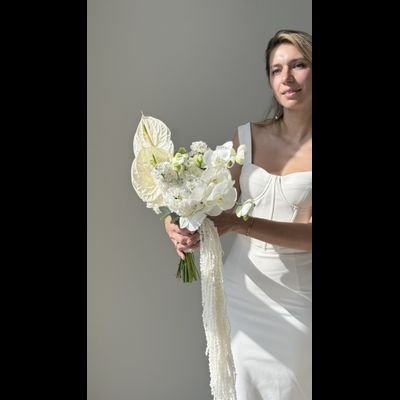 Букет невесты &amp; Бутоньерка 1332