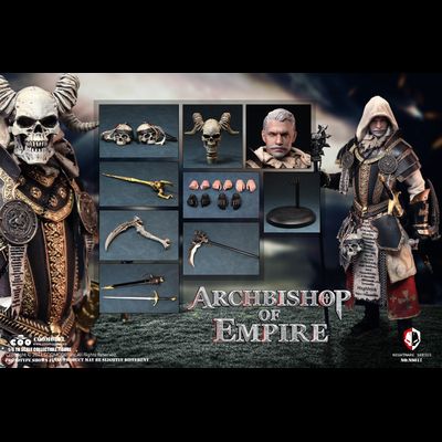 Епископ-скелет - Коллекционная ФИГУРКА 1/6 scale NIGHTMARE SERIES  STANDARD ALLOY VERSION ARCHBISHOP OF EMPIRE (NS017) - COOMODEL