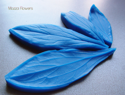 " Лист пиона" Силиконовый молд (вайнер)