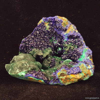 Азурит и Малахит. 54*45*29мм.