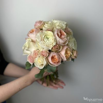 Букет невесты &amp; Бутоньерка № 1356