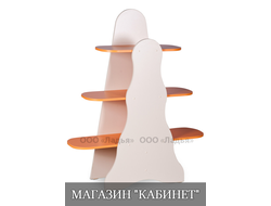 Стеллаж для игрушек и пособий ЕЛОЧКА