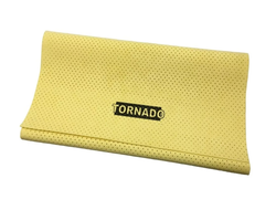 Замша искусственная желтая перфорированная (55х40см) $