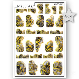 Слайдер-дизайн MilliArt Nails Металл MTL-090