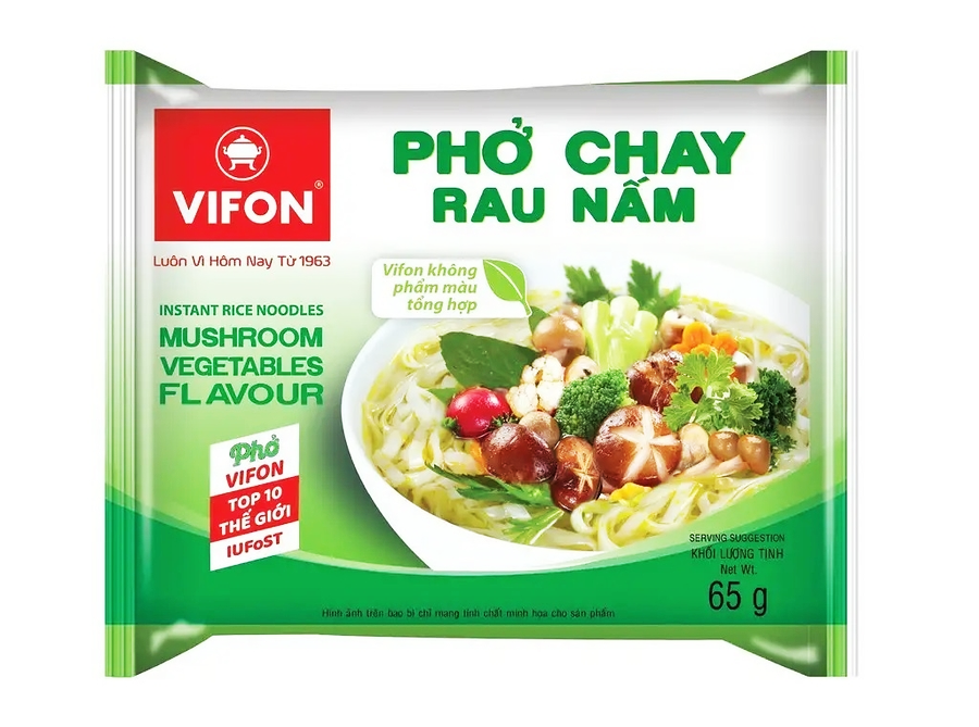 Вьетнамский суп Pho с рисовой лапшой