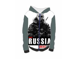 Толстовка 3D с полной запечаткой Путин, Россия №24