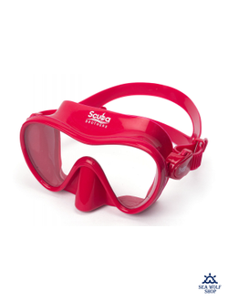 Маска для дайвинга с трубкой Scuba Brothers Flipper Red, комплект