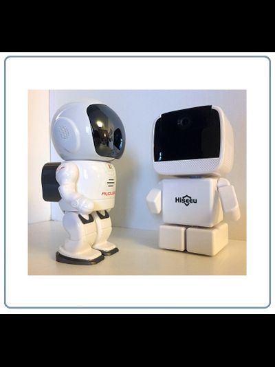 DE-WMrobot-clock Видеоняня WiFi-LAN видеокамера моторизированная с DVR, HD 960 p (cam360)