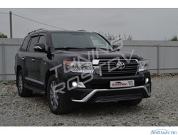 Бампер + губа MIDDLE EAST Toyota Land Cruiser 200 2007-2015 в стиле 2016+