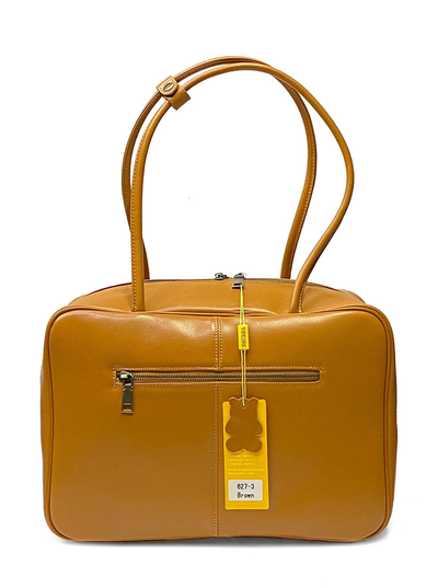 (АРТИКУЛ: 9804) СУМКА ЖЕНСКАЯ, НЕБОЛЬШАЯ, НАТУРАЛЬНАЯ ГЛАДКАЯ КОЖА, СВЕТЛО-РЫЖАЯ, РУЧКИ ЧЕРЕЗ ПЛЕЧО