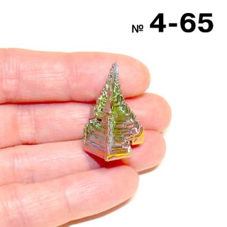 Висмут выращенный (кристалл) №4-65: 8,7г - 27*16*13мм