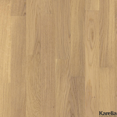 Паркетная доска Karelia Дуб Natural Vanilla Matt 3S 3-полосная матовый лак 2G с фаской толщина 14 мм 3.41 м2