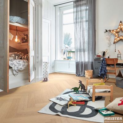 Паркетная доска Meister Дуб Гармония Чистый 8583 PS500R