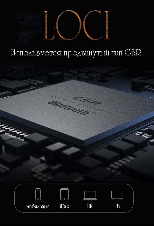 Домашняя метеостанция с датчиком температуры и влажности LOCI H70 - Bluetooth колонка СТЕРЕО, с инфо