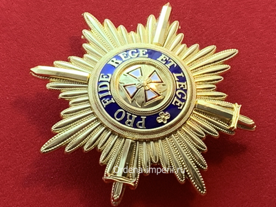 Звезда ордена Белого Орла с мечами , копия LUX! Лот № 33.