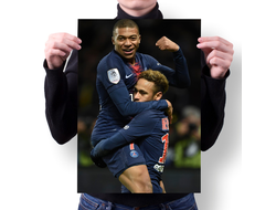 Плакат Kylian Mbappe Lottin, Килиан Мбаппе Лоттен №11