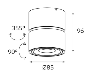 Светильник ABRIS ITALLINE IT02-001 ring gold