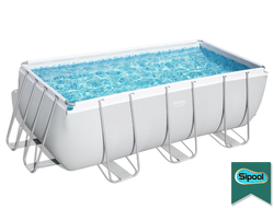 Каркасный прямоугольный бассейн Bestway 56456 (412х201х122 см) с картриджным фильтром и лестницей
