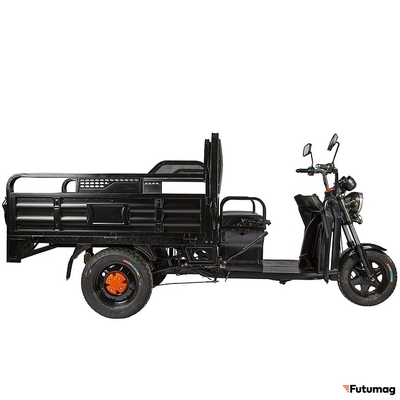 Грузовой электротрицикл Rutrike D2 1500 60V1000W черный
