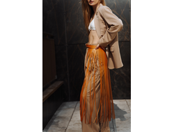 Bonny пояс с бахромой 80 Желтый