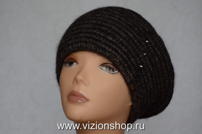 модный берет в полоску женский фото