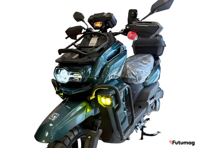 Скутер бензиновый GT TANK 02 зеленый