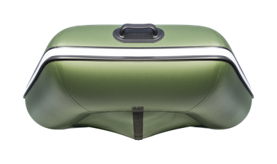 Моторная лодка Аква 3200 слань-книжка киль зеленый