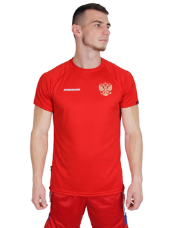 Футболка самбо BRAVEGARD ПОБЕДА красная