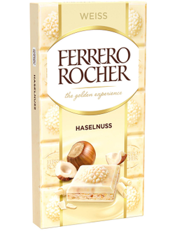 Шоколад FERRERO ROCHER  White белый 90гр (16)