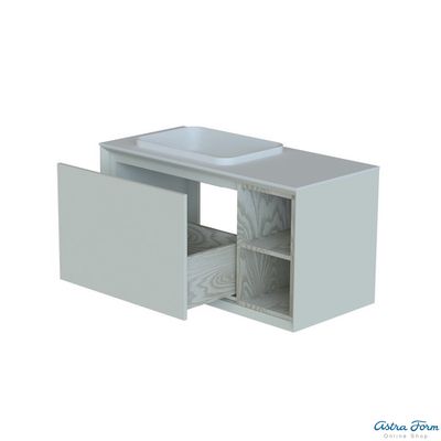 ШКАФ НИЖНИЙ ФРЕЙМ 1100-570-4 СТОЛЕШНИЦА НАТУРАЛЬНЫЙ МРАМОР BIANCO CARRARA