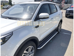 Пороги с накладным листом d53 для Changan CS55 2018-