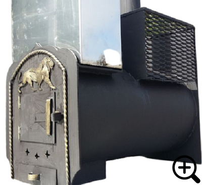 Дровяная банная печь ЕНИСЕЙ-1, открытая каменка