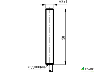 Индуктивный датчик ISB A11B-31N-1,5-L