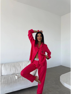 Пижама женская цвет розовый