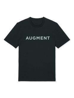 Футболка AUGMENT; T-Shirt BLACK - Logo MINT