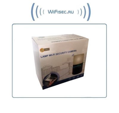 Мотризированная IP видеоняня WiFi (Настольная лампа с диммированием света и выбором цвета подсветки) с DVR, Full HD 2 Mp