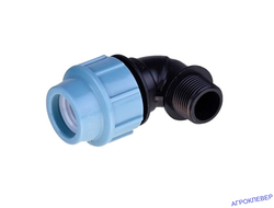 Отвод компрессионный 25х3/4НР