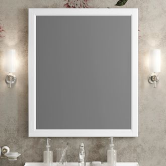 ЗЕРКАЛО ОМЕГА 75 МАТОВЫЙ БЕЛЫЙ