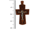 Крест Православный, дерево-серебрение, 22