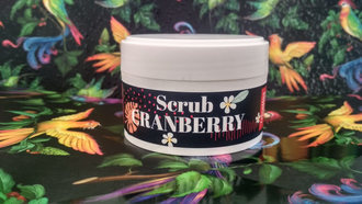 Скраб для тела и кожи головы ягодный с клюквой SCRUB CRANBERRY 100 мл