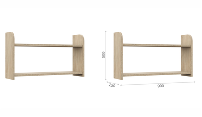 Полка навесная Валенсия