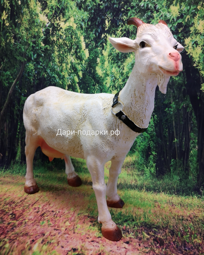 КОЗОЧКА садовая фигура 42*46см  1,7кг  полистоун - не боится влаги и перепадов температур  Россия 2348/012697
