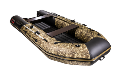 Моторная лодка Таймень NX 4000 НДНД PRO камуфляж камыш/черный