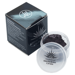 Тени для век "Баклажан-сатин", Кристалл Декор