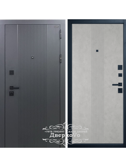 ВФД (VFD) ВЛАДИМИРСКАЯ ФАБРИКА ДВЕРЕЙ/ BALANCE Twin. Graphica VR/ ЭКОШПОН Sharkskin - Antic Loft/ ТОЛЩИНА 112 мм/ ТРИ КОНТУРА/ МИНЕРАЛЬНАЯ ПЛИТА