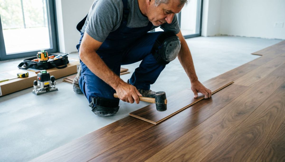 Укладка паркетной доски Karelia плавающим способом