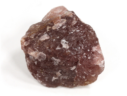 Кварц клубничный, необработанный "дикий" образец, Бразилия (42*33*27 мм, 52 г) №35143