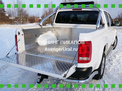 Защитный алюминиевый вкладыш в кузов автомобиля (комплект)