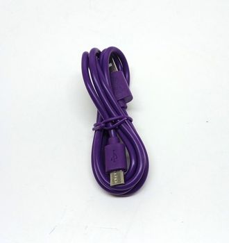 Кабель micro USB (USB A штекер - micro B штекер) 1м, фиолетовый